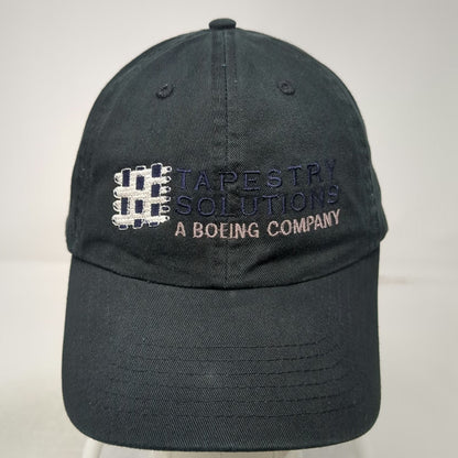 Tapestry Solutions Boeing Company Baseball Cap Black One Size Hat Slideback