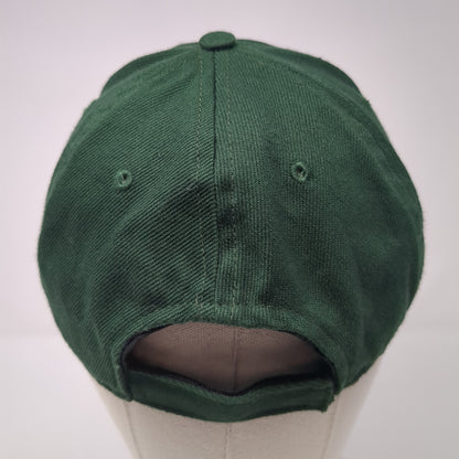 Lew Harris Safaris Strapback Baseball Cap Green One Size Adjustable Embroidered