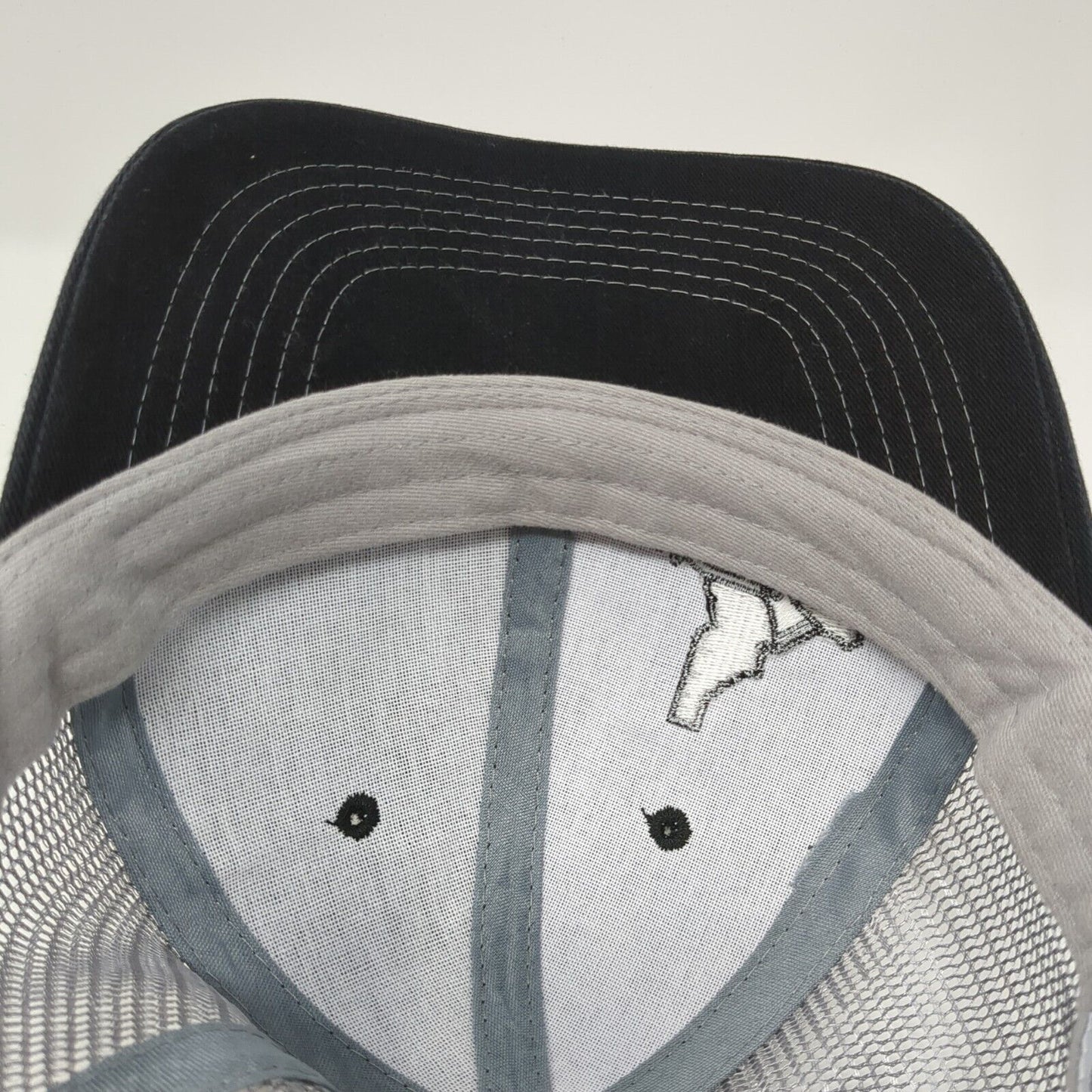 Idaho Snapback Mesh Back Trucker Hat Black One Size Colorblock 6 Panel