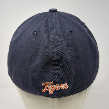 Detroit Tigers MLB Twins Enterprise Baseball Cap Blue M Fitted Cotton Script Hat
