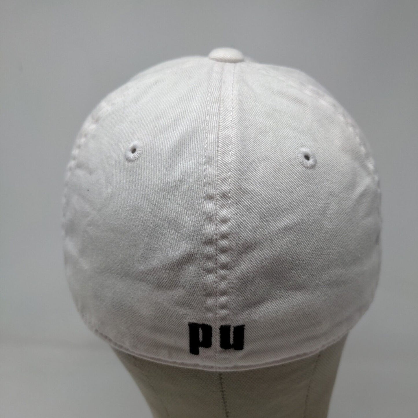 Top of the World Men's Fitted Hat White Size L Purdue Boilermakers Logo