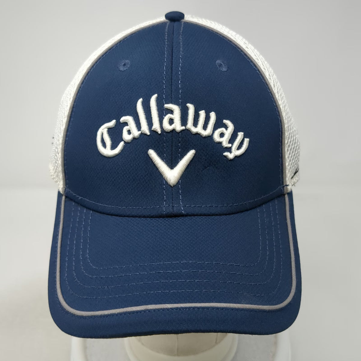 Callaway Baseball Cap Blue M Mesh Tour Authentic Odyssey XR Bomb Golf Hat