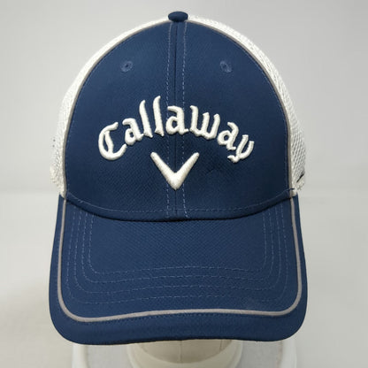 Callaway Baseball Cap Blue M Mesh Tour Authentic Odyssey XR Bomb Golf Hat