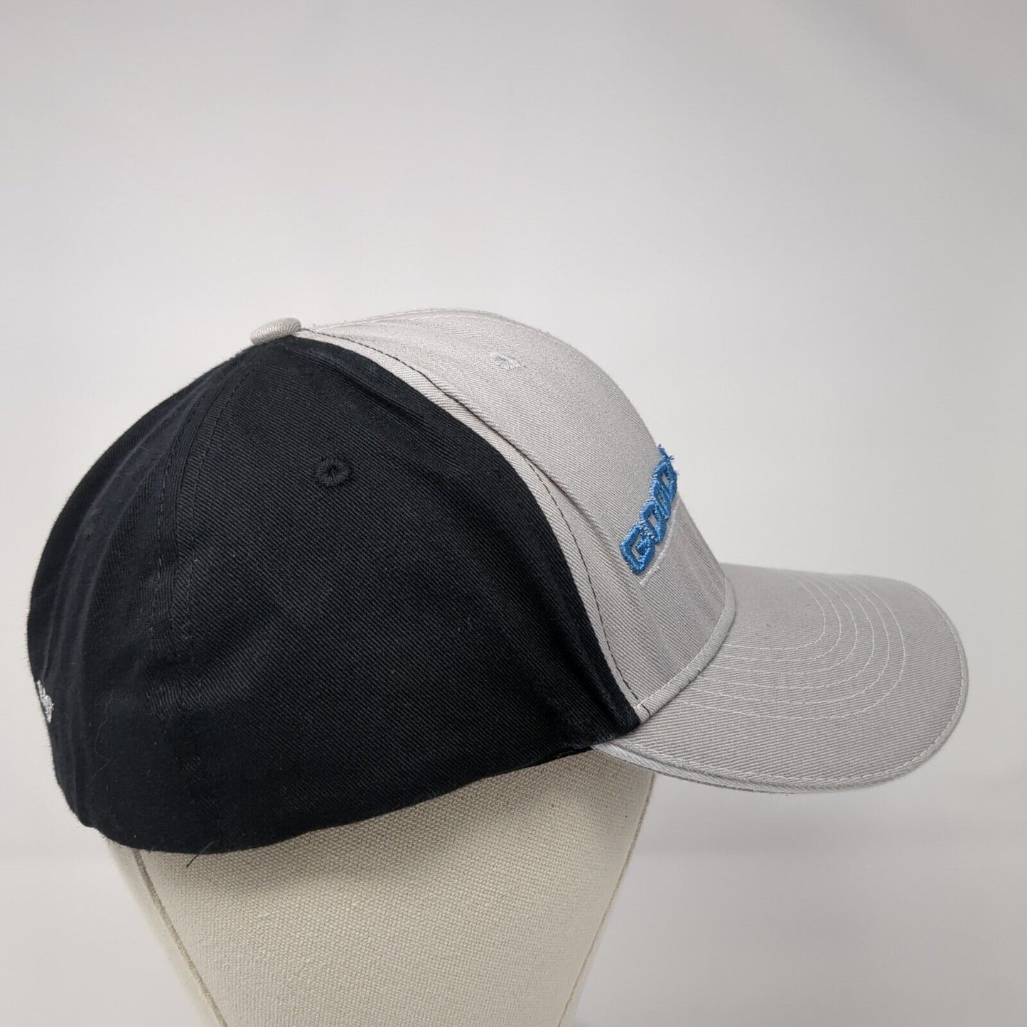 Goode Motor Ford Fitted Hat Gray One Size Embroidered Vented Holes 360 Apparel