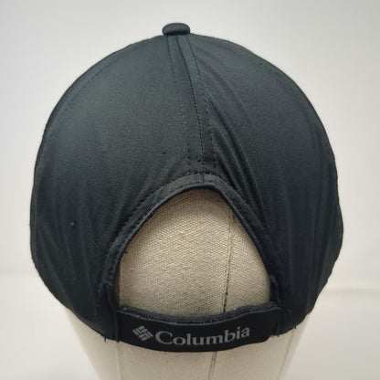 Columbia Baseball Cap Black One Size Strapback Curved Brim Embroidered Logo Hat
