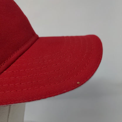 Priaxor BASF Strapback Hat Red OSFM Solid Embroidered Otto Collection