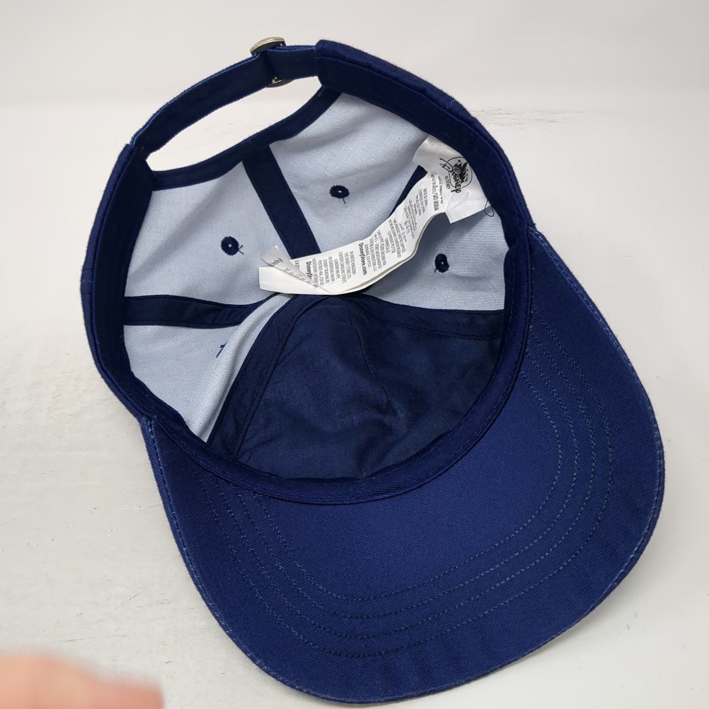 Disney Store Baseball Cap Blue OS Sorcerer Mickey Mouse World Slideback Hat