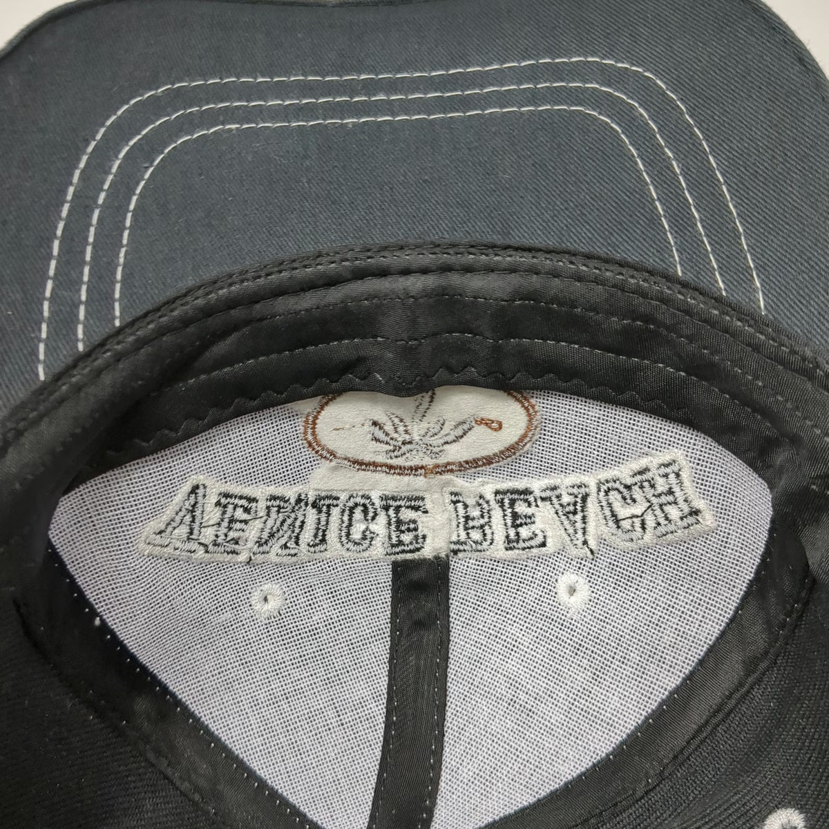 KOVA Baseball Cap Black One Size Venice Beach California Palm Tree Strapback Hat