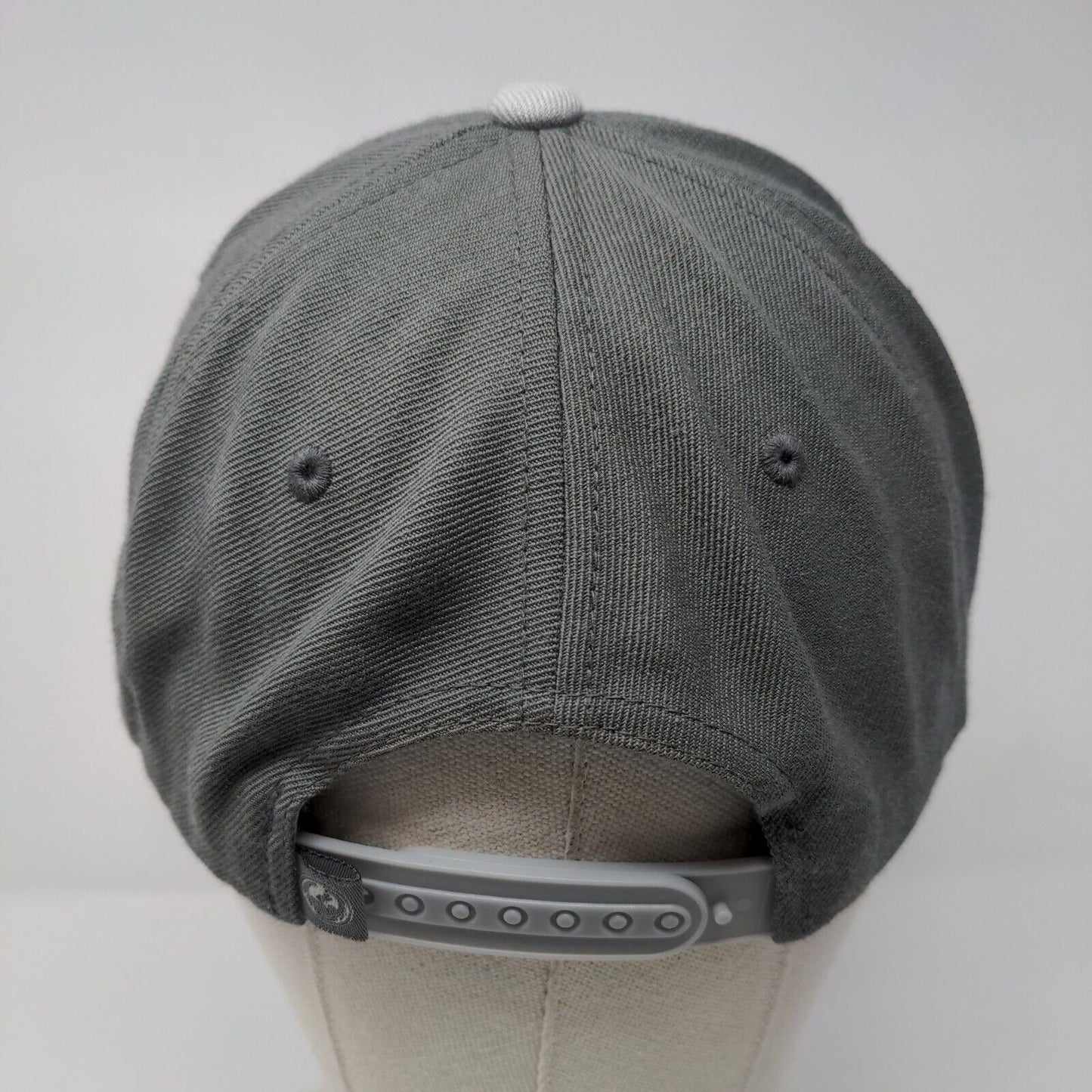 Dragon Alliance Patch Snapback Hat Gray OSFA Adjustable Vent Holes