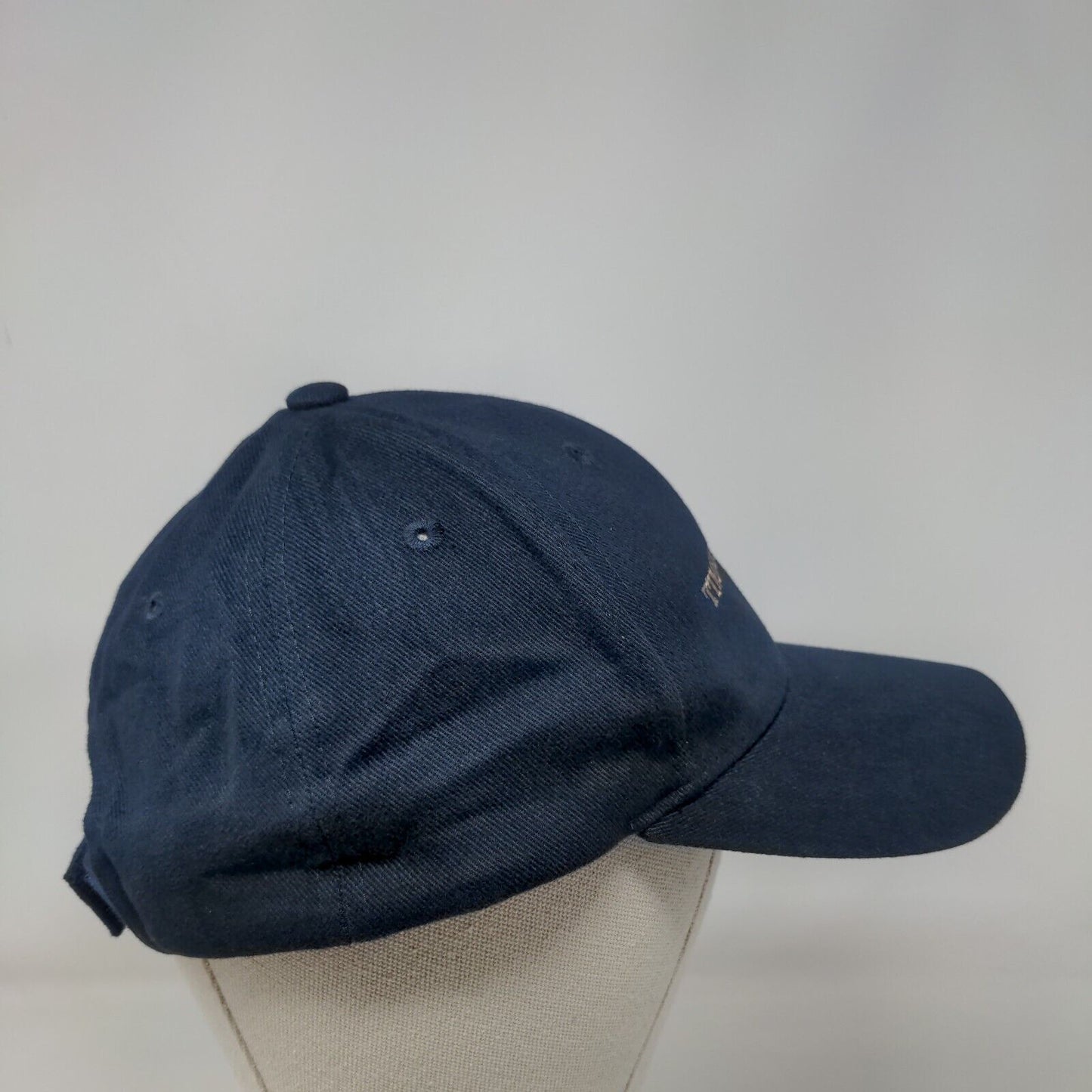 Timber Pines Strapback Hat Blue One Size Adjustable Embroidered Town Talk