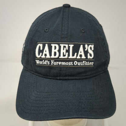 Cabela's Baseball Cap Black One Size Green Under Visor 2015 Opening Team ID hat