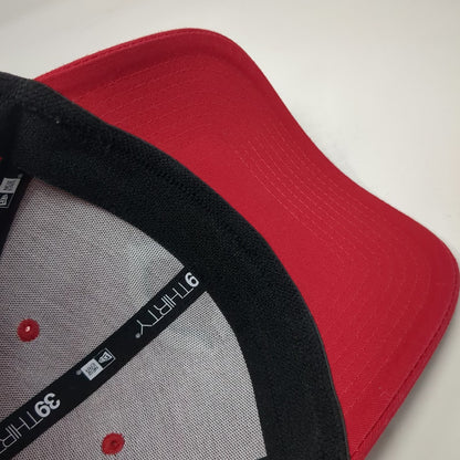 Cincinnati Reds MLB New Era Baseball Cap Red L 39THIRTY Stretch Fit Mesh Hat
