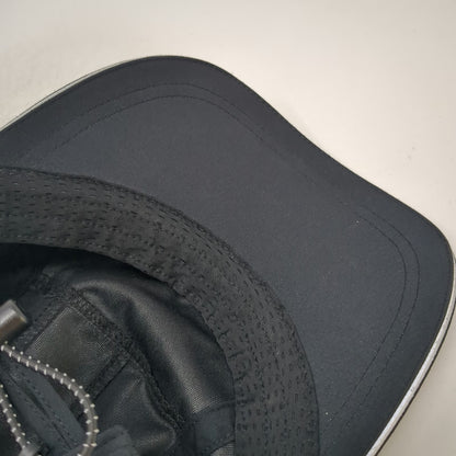 All in Motion 5 Panel Black One Size Hat Bungee Cord Performance Lightweight