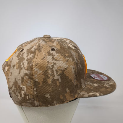 New Era NFL Los Angeles Chargers Snapback Hat Brown Camo One Size 9FIFTY Gray