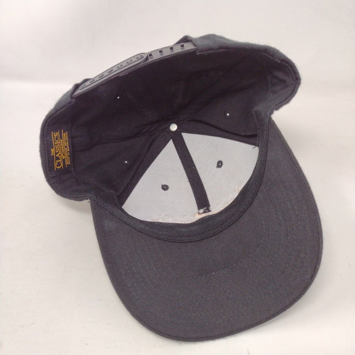Ink X Bones Athl Dept Snapback Hat Black OS Adjustable The Classics Yupoong