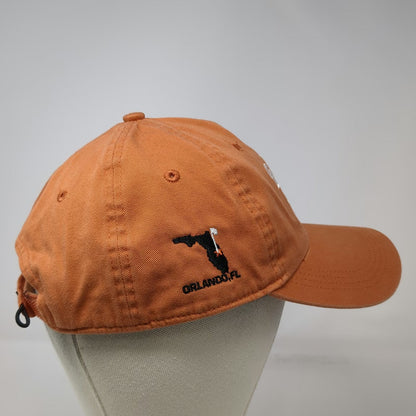 Ahead Baseball Cap Orange One Size Ridgewood Lakes Golf Country Club Florida Hat