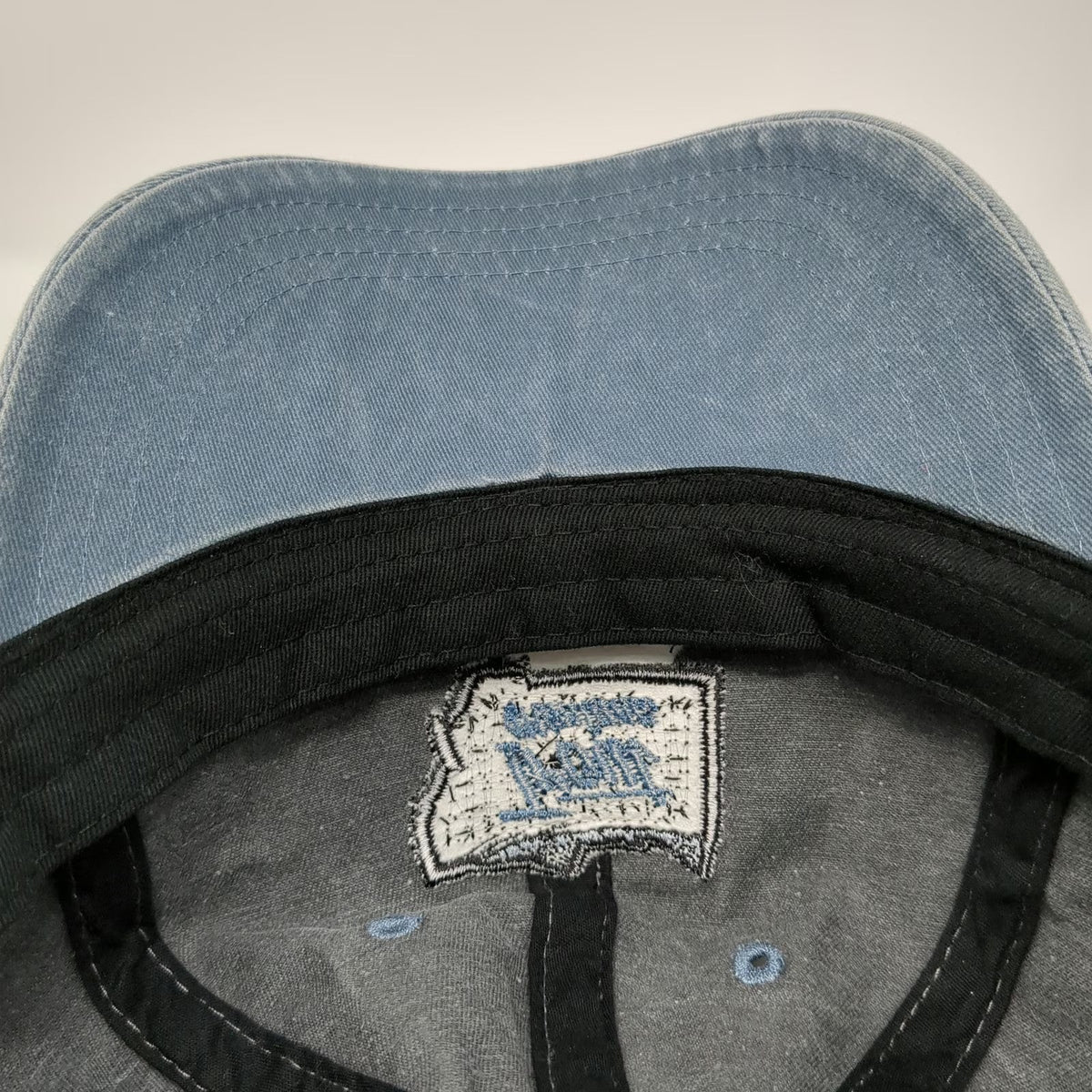 Ouray Sportswear Baseball Cap Gray Blue One Size Trout Montana Fly Shop Hat