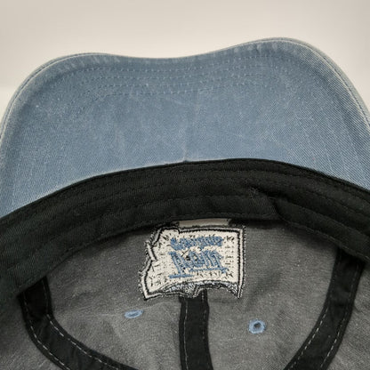 Ouray Sportswear Baseball Cap Gray Blue One Size Trout Montana Fly Shop Hat