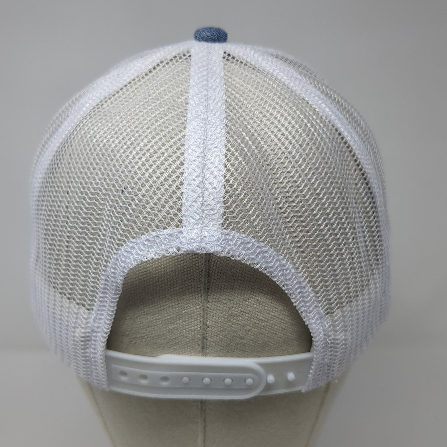 Danny Carson Golf Tourney Snapback Trucker Hat Blue One Size Mesh Back