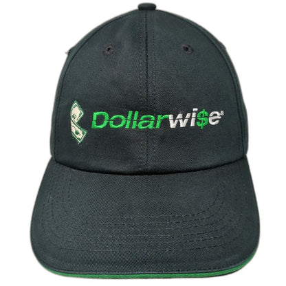 Legend Baseball Cap Black One Size DollarWise Fast Cash Strapback Hat Logo USA