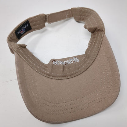 Artesano Bakery Bread Strapback Sun Visor Cap Tan OS Adjustable Cap America