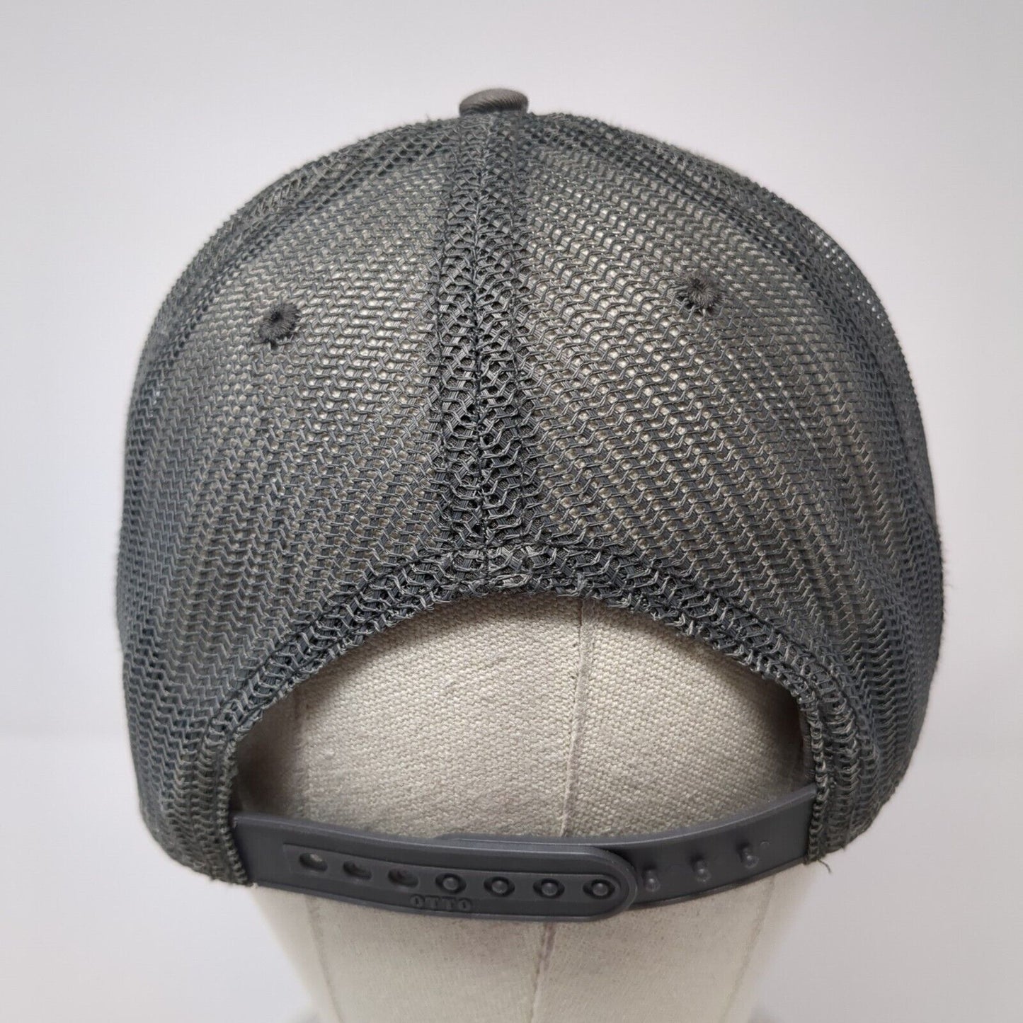 Otto Snapback Trucker Cork Hat Gray One Size Adjustable Mesh Back Polyester