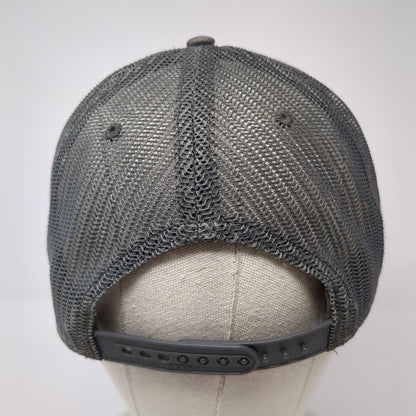 Otto Snapback Trucker Cork Hat Gray One Size Adjustable Mesh Back Polyester