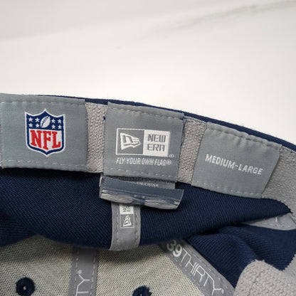 New Era New England Patriots NFL Cap Blue Red L 39THIRTY Stretch Fit Embroidered