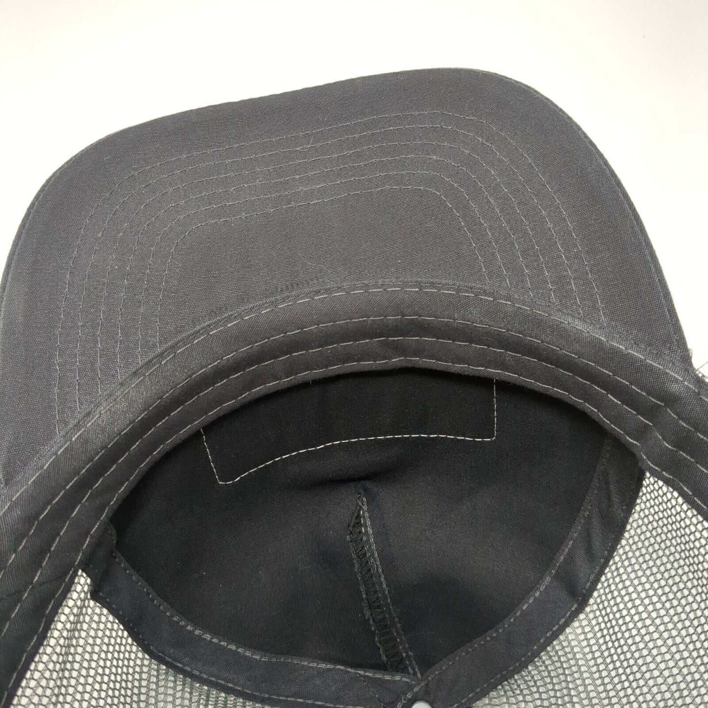 Brew Dr Patch Snapback Mesh Back Trucker Hat Gray One Size Adjustable