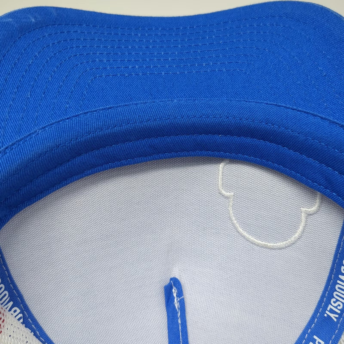 Lipton Hard Iced Tea Blue Trucker Hat One Size Mesh Snapback Side Stripes Rope