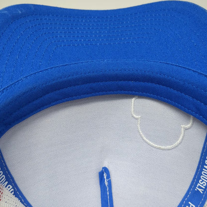 Lipton Hard Iced Tea Blue Trucker Hat One Size Mesh Snapback Side Stripes Rope