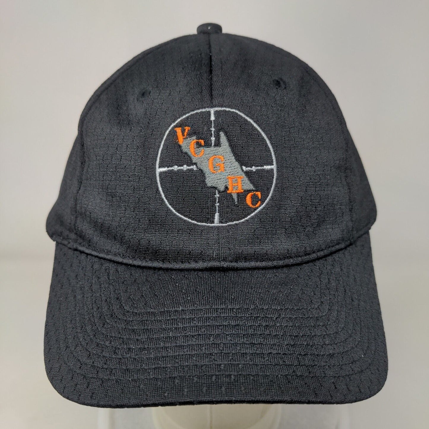 VCGHC Strapback Hat Black OSFA Embroidered Adjustable Port Authority