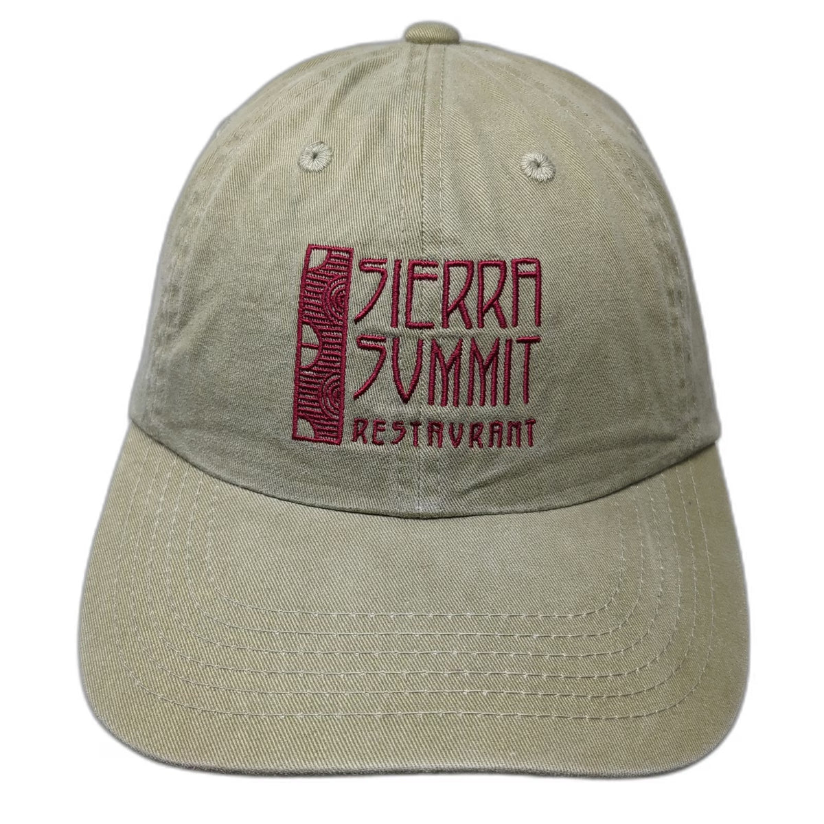 Port Authority Baseball Cap Brown OSFM Sierra Summit Restaurant Slideback Hat