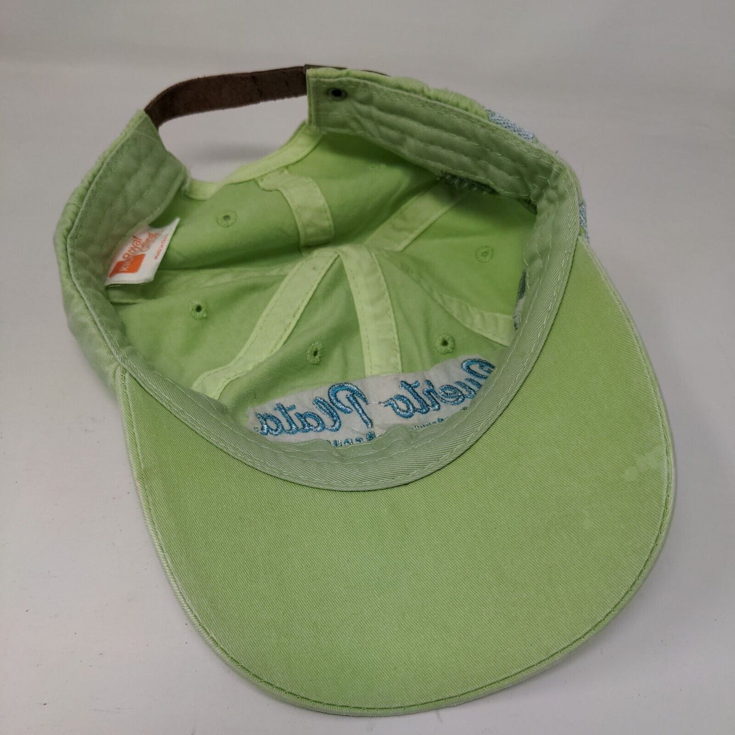 Puerto Plata Dominican Republic Slideback Hat Green One Size Adjustable RTG