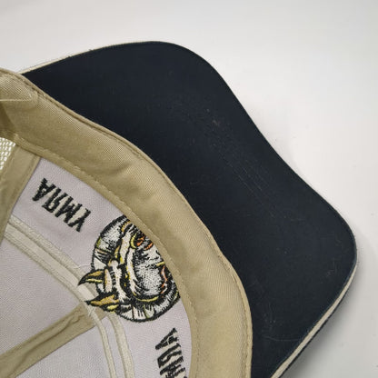 Best Trucker Hat Beige Black One Size Army Mule Knights Mesh USA Snapback