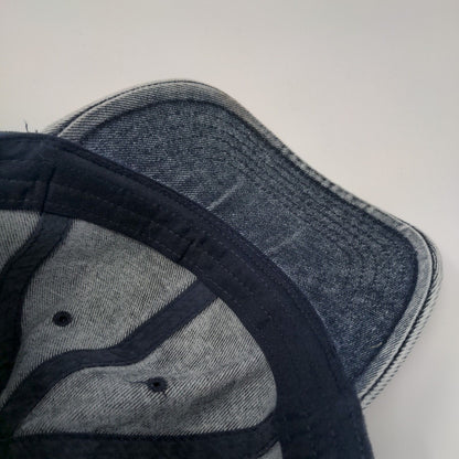 AB Slideback Hat Blue OSFA Adjustable Embroidered 6 Panel Denim Richardson