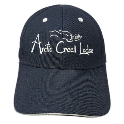Otto Baseball Cap Blue One Size Arctic Creek Lodge Embroidered Strapback Hat