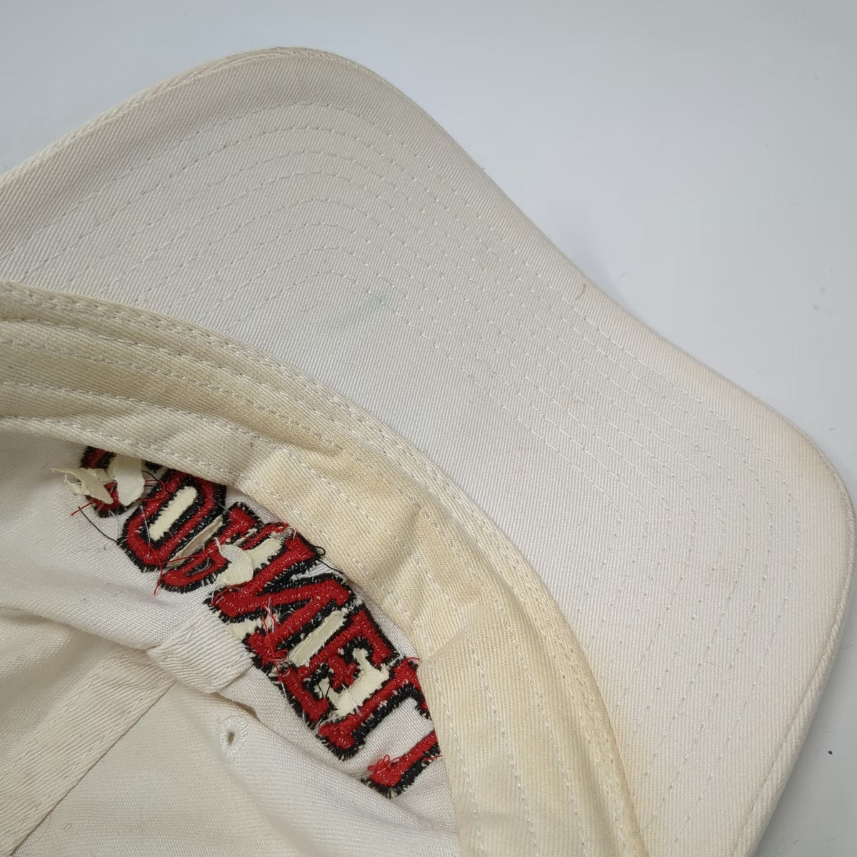 Legacy Cornell University NCAA Cap White Red Black One Size Slideback Cotton