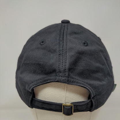 Legacy Men's Slideback Hat Black Embroidered Jaguar Logo Adjustable 100% Cotton