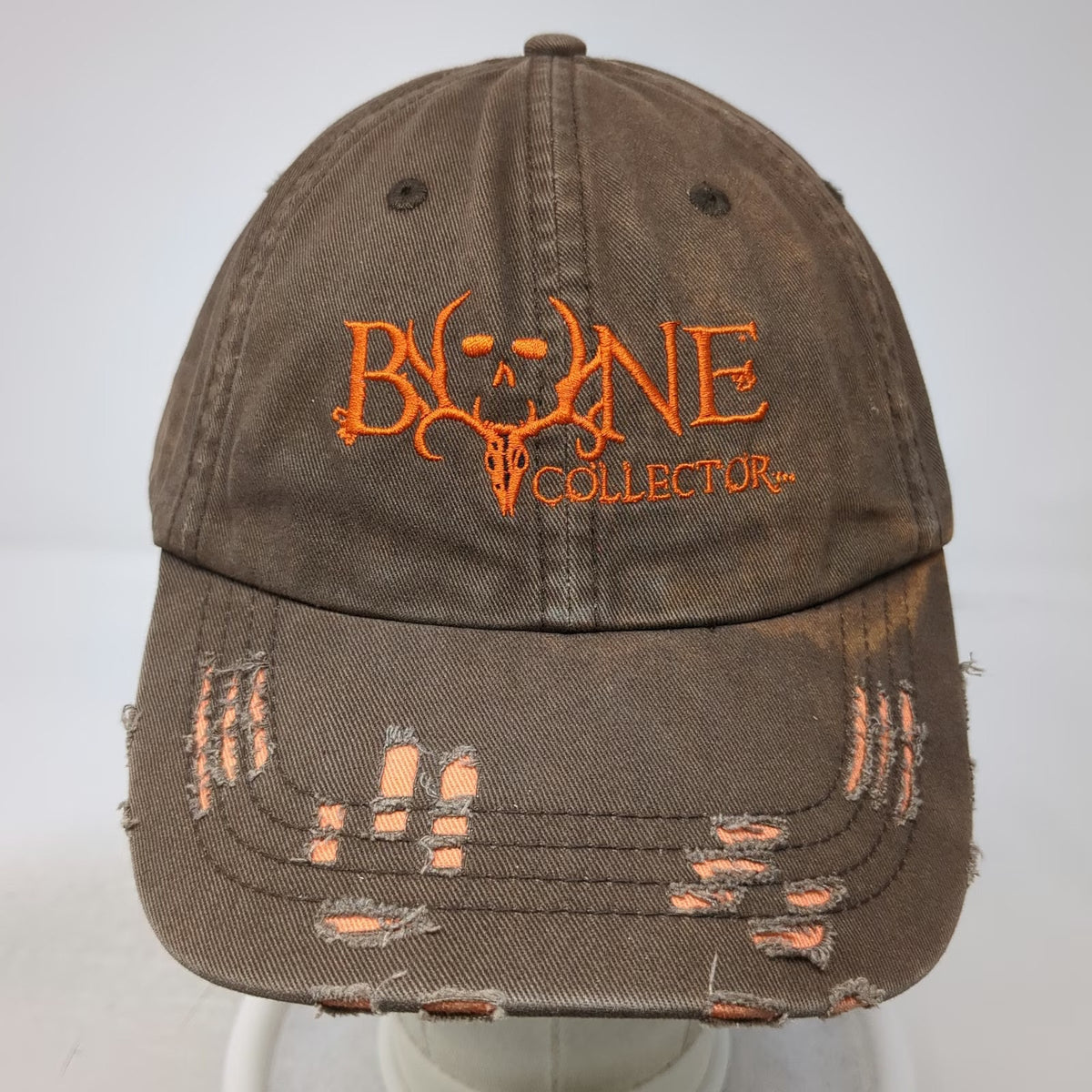 Bone Collector Baseball Cap Brown One Size Michael Waddell Antler Logo Hat