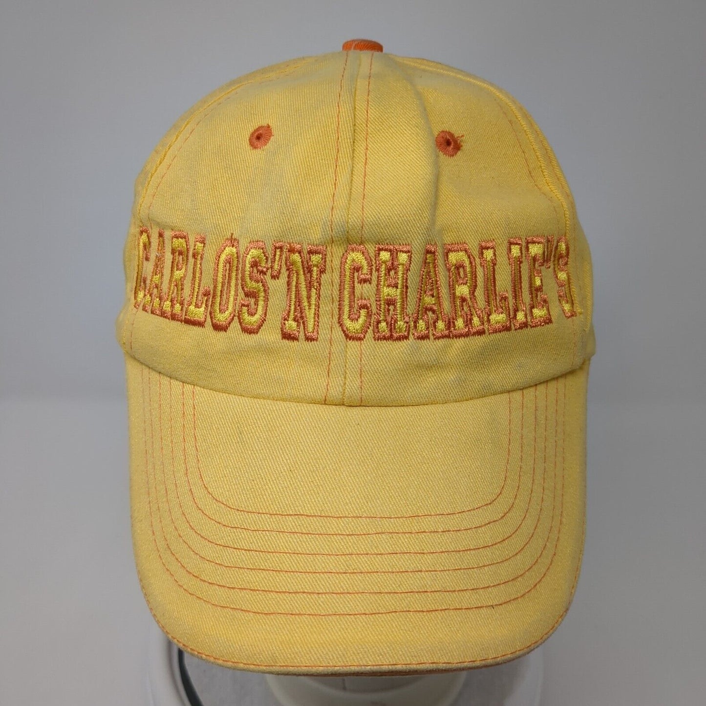 Carlos 'N Charlie's Cozumel Slideback Hat Yellow OSFA Embroidered