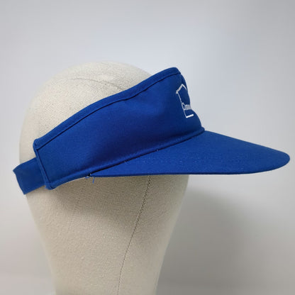 Sportcap Supreme Visor Blue One Size Community Home Health Hat Green Underbrim