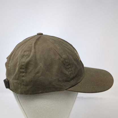 Filson Baseball Cap Brown L-XXL Waxed Cotton Leather Strapback Made in USA Hat