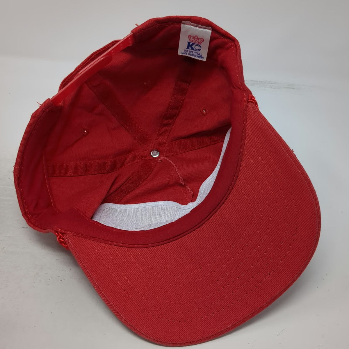KC 5 Panel Red One Size Hat Owyhee Irrigation Nyssa Oregon Rope Snapback