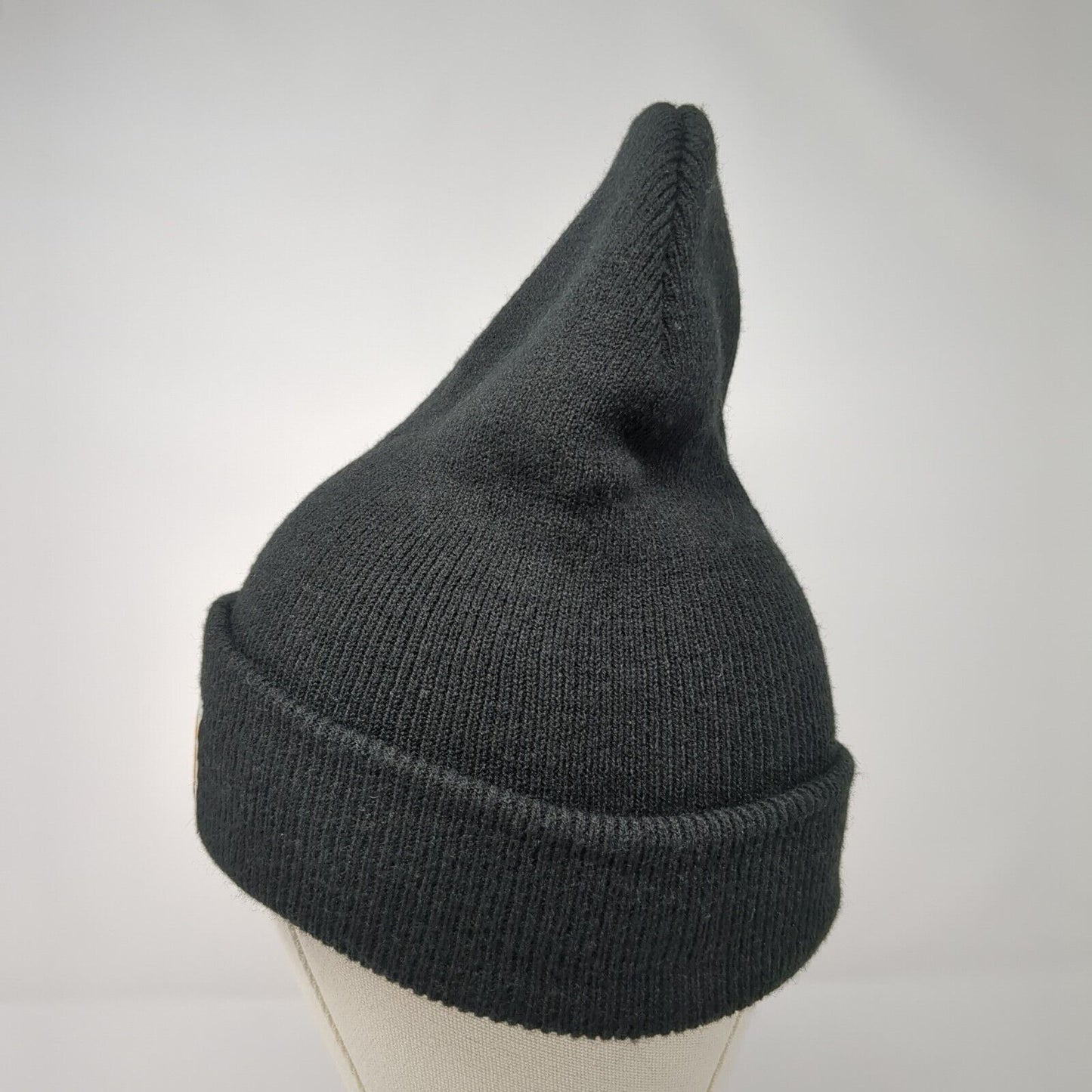 Carhartt Patch Knit Beanie Hat Black One Size Solid Stretch Outdoor