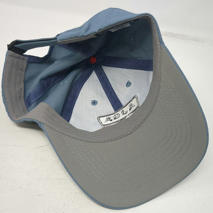 Imperial Baseball Cap Blue One Size AJGA Est 1978 Patch Recycled Strapback Hat