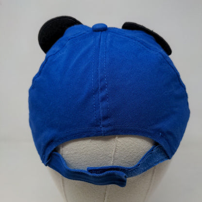 Disney Boy's Strapback Hat Blue Mickey Mouse Embroidered Ears Logo