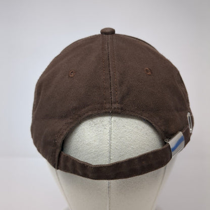 Greenland Restaurant Slideback Baseball Cap Brown OS Adjustable Embroidered