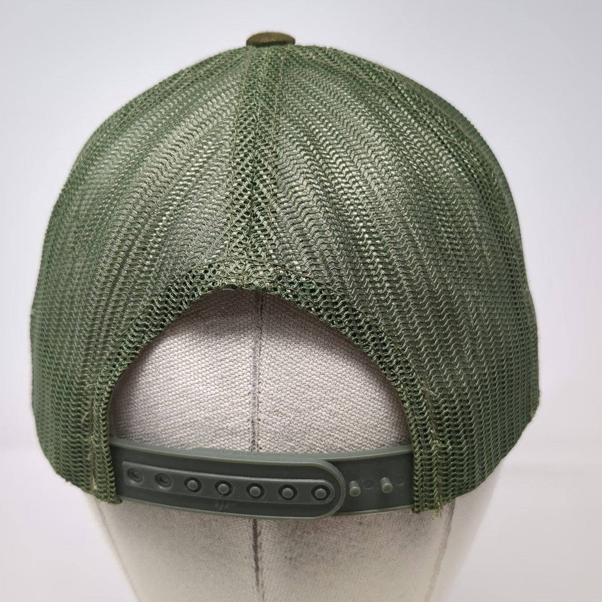 Yupoong Trucker Hat Green Camo One Size North Wildwood NJ Parks Grounds hat