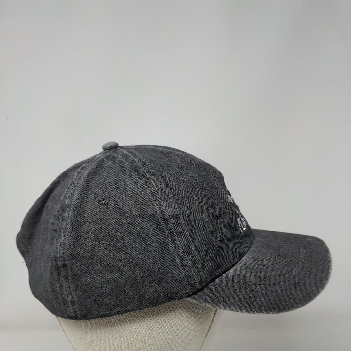 Plant Mom Slideback Hat Gray One Size Adjustable Embroidered 6 Panel Olivia Moss
